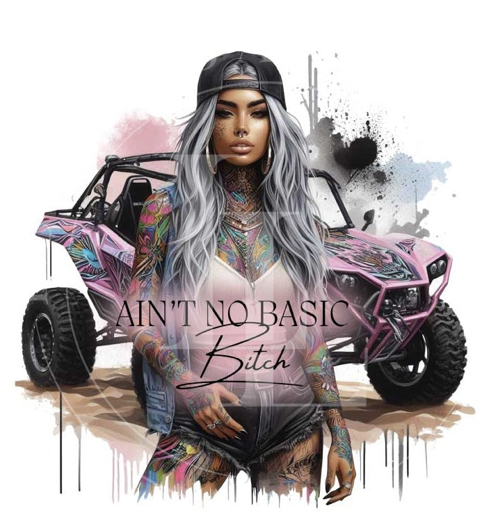 Motif "NOT BASIC BITCH" Numéro d'art : DFA